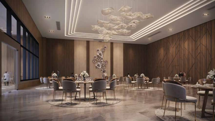 Banquet hall and social event space at Sattva City