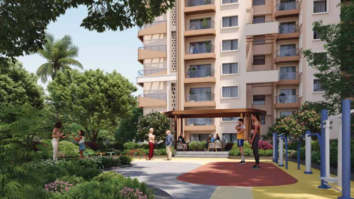 Children's play area at Sattva City